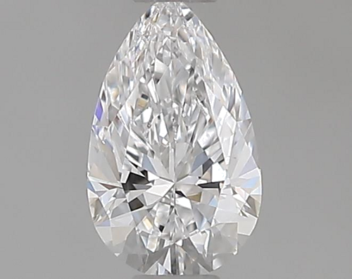 0.3 carat D-VS2 Natūralus Pear Deimantas (1)