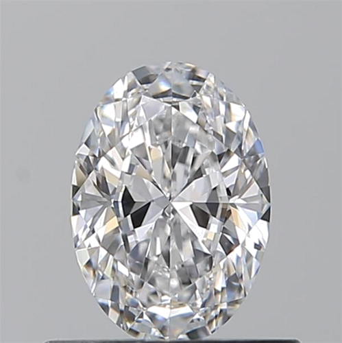 0.55 carat D-VVS2 Natūralus Oval Deimantas (1)