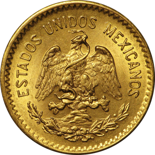 10 pesų Miguel Hidalgo 1905-1959 Meksika auksinė moneta (2)