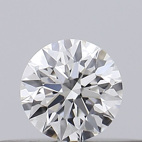0.19 carat F-VVS2 Excellent cut Natūralus Round Deimantas (1)