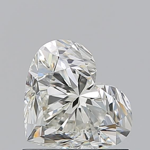 1.01 carat K-IF Natūralus Heart Deimantas (1)