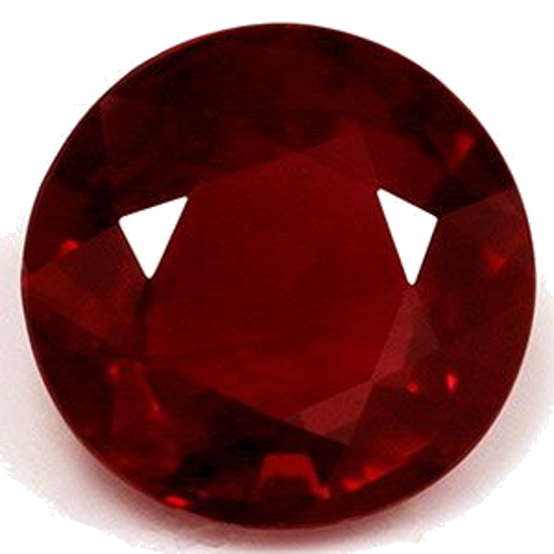 0.97 carat RED Round Rubinas (1)