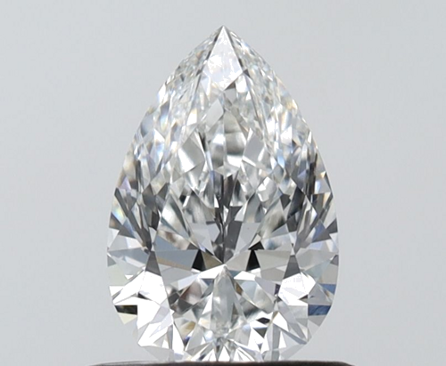 0.64 carat F-VS1 Natūralus Pear Deimantas (1)