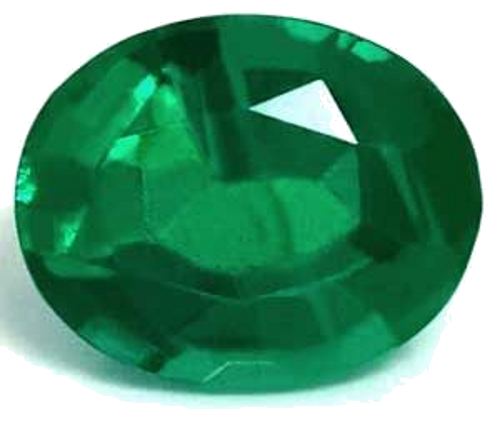 0.69 carat GREEN Oval Smaragdas (1)