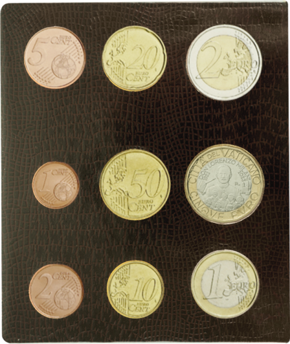 2023 Vatican BU Euro Coin Set with 5 euro coin (3)