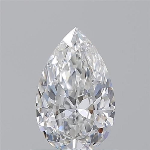 0.81 carat F-VVS2 Natūralus Pear Deimantas (1)