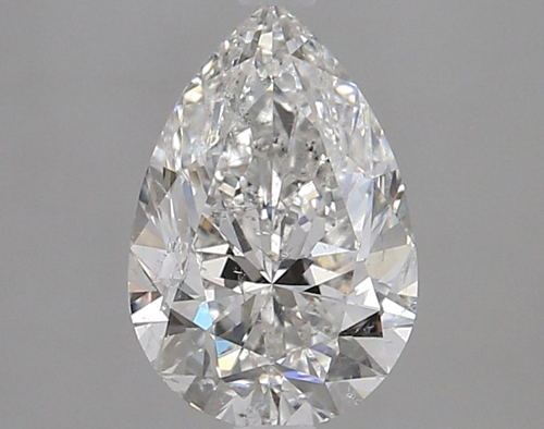 2.01 carat H-SI2 Natūralus Pear Deimantas (1)