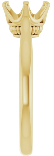 Sužadėtuvių Žiedas „Solitaire“ 585 Geltonojo Aukso Round 7.4mm (4)