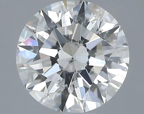 0.57 carat H-SI2 Excellent cut Natūralus Round Deimantas (1)