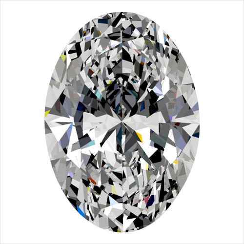 0.31 carat I-VS1 Natūralus Oval Deimantas (1)