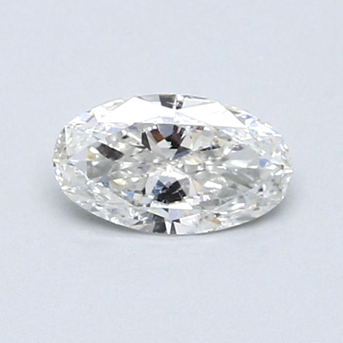 0.5 carat G-SI2 Natūralus Oval Deimantas (1)