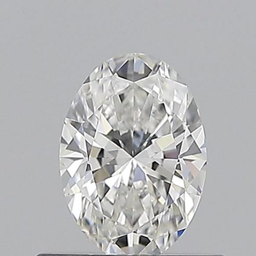 0.5 carat F-VVS1 Natūralus Oval Deimantas (1)