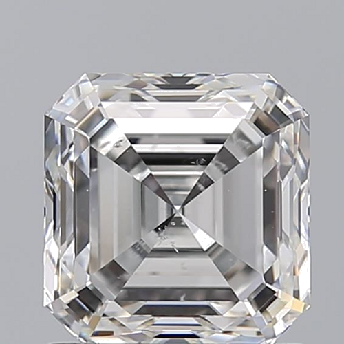 1.5 carat F-SI2 Natūralus Asscher Deimantas (1)
