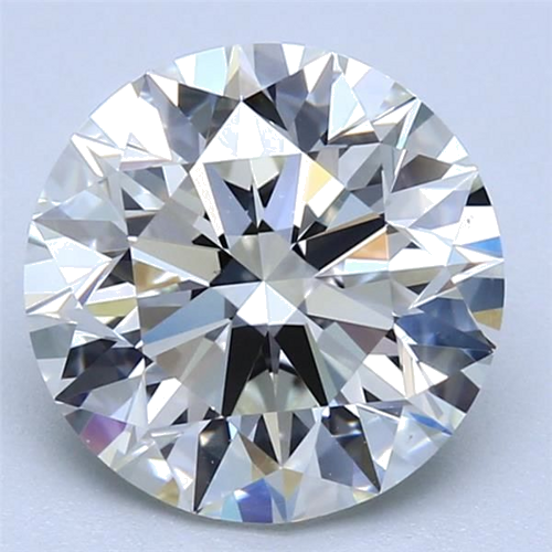 2.62 carat J-VS1 Excellent cut Natūralus Round Deimantas (1)