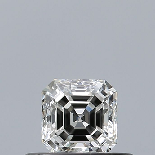 0.32 carat F-VVS1 Natūralus Asscher Deimantas (1)
