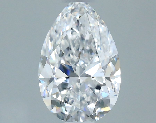 0.51 carat D-VS1 Natūralus Pear Deimantas (1)