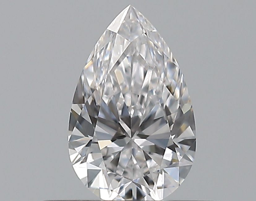 0.4 carat D-VVS2 Natūralus Pear Deimantas (1)