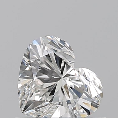 0.56 carat H-VVS2 Natūralus Heart Deimantas (1)