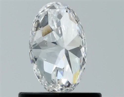 0.52 carat D-SI1 Natūralus Oval Deimantas (1)