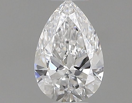 0.3 carat D-VVS2 Natūralus Pear Deimantas (1)