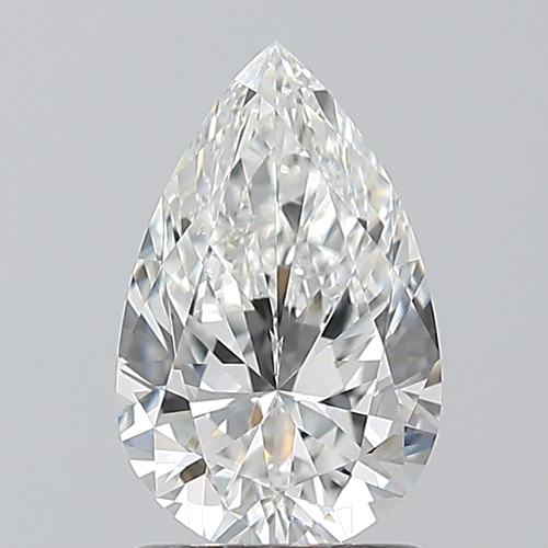 1.3 carat F-VS1 Natūralus Pear Deimantas (1)
