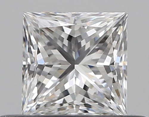 0.4 carat E-VVS1 Natūralus Princess Deimantas (1)
