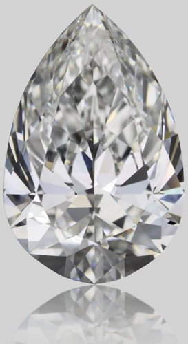 1.2 carat G-VVS2 Natūralus Pear Deimantas (1)