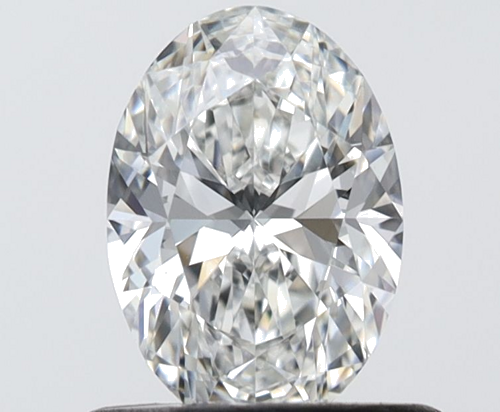 0.61 carat G-VVS2 Natūralus Oval Deimantas (1)