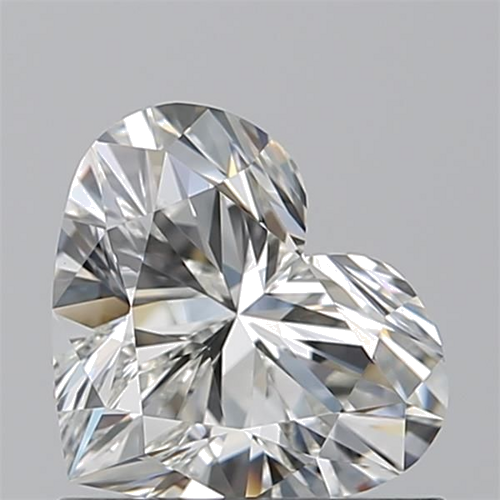 0.91 carat I-VVS1 Natūralus Heart Deimantas (1)