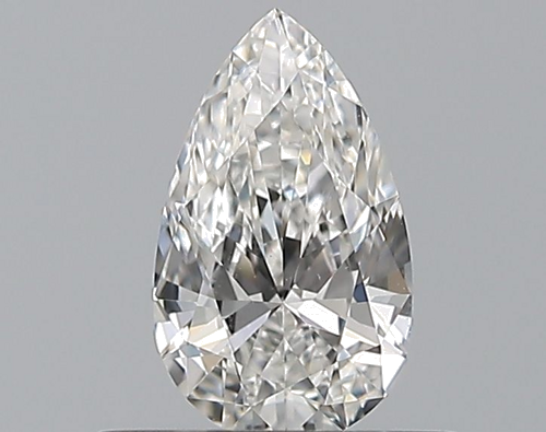 0.4 carat F-VVS1 Natūralus Pear Deimantas (1)