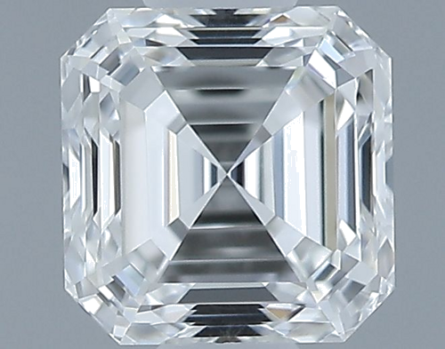 0.5 carat G-VVS2 Natūralus Asscher Deimantas (1)