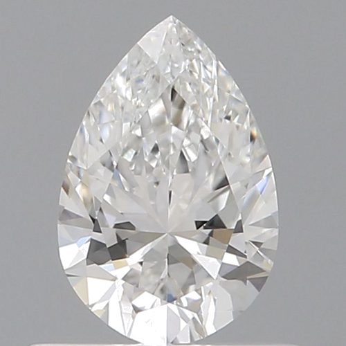 0.5 carat F-VS1 Natūralus Pear Deimantas (1)