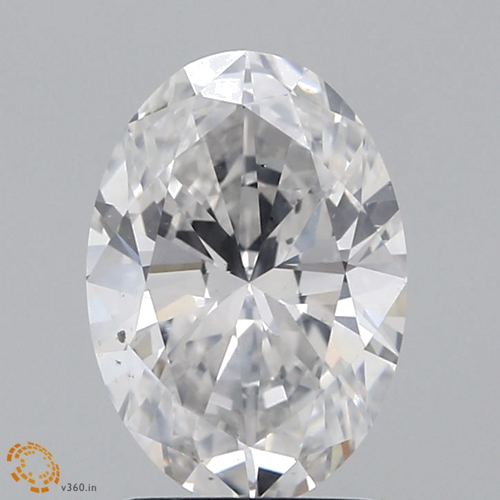 2.01 carat F-SI2 Natūralus Oval Deimantas (1)