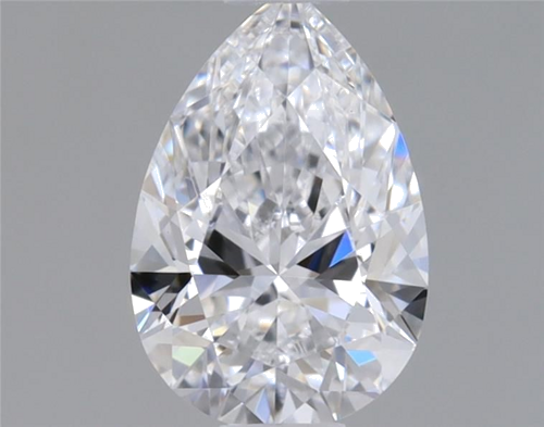 0.51 carat D-VS1 Natūralus Pear Deimantas (1)