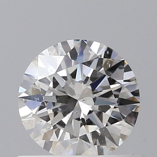 0.5 carat F-SI1 Excellent cut Natūralus Round Deimantas (1)