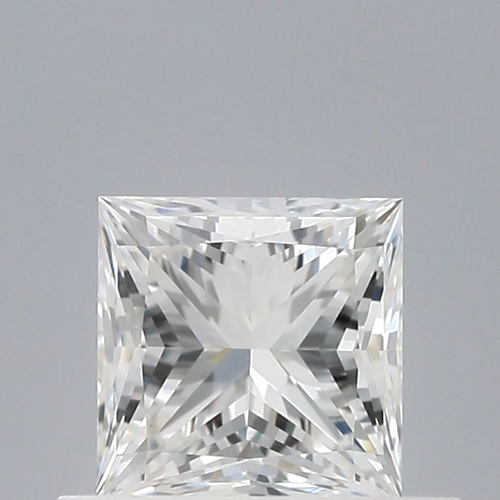 0.61 carat H-VVS2 Natūralus Princess Deimantas (1)