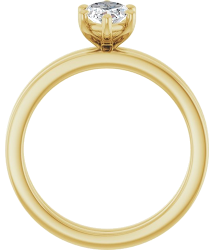 Sužadėtuvių Žiedas „Solitaire“ 14k yellow gold Marquise 10mm x 5mm (7)