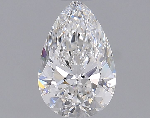 0.63 carat E-VVS1 Natūralus Pear Deimantas (1)
