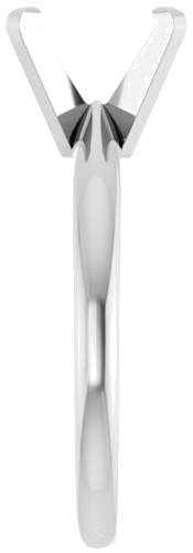 Sužadėtuvių Žiedas „Solitaire“ 585 Baltojo Aukso Oval 9mm x 7mm (4)