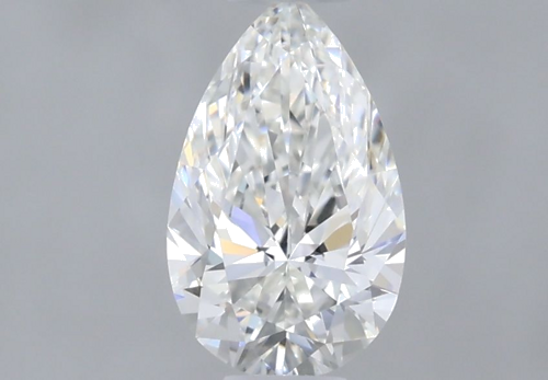 0.36 carat G-IF Natūralus Pear Deimantas (1)