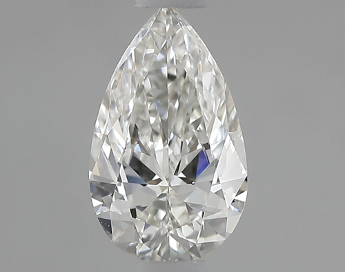 0.53 carat I-VVS2 Natūralus Pear Deimantas (1)