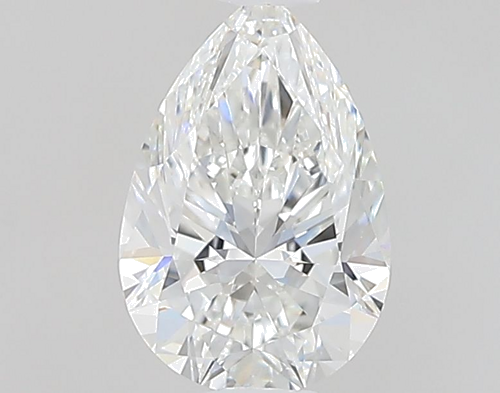 0.6 carat G-VS1 Natūralus Pear Deimantas (1)