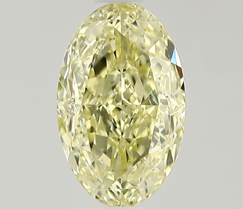 0.72 carat Fancy Yellow-VS1 Natūralus Oval Deimantas (1)