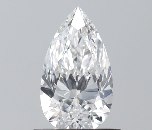 0.6 carat E-SI1 Natūralus Pear Deimantas (1)