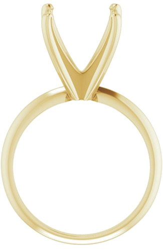 Sužadėtuvių Žiedas „Lightweight Solitaire“ 14k yellow gold Round 11mm x 11.4mm (2)