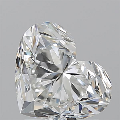 2.0 carat H-SI1 Natūralus Heart Deimantas (1)