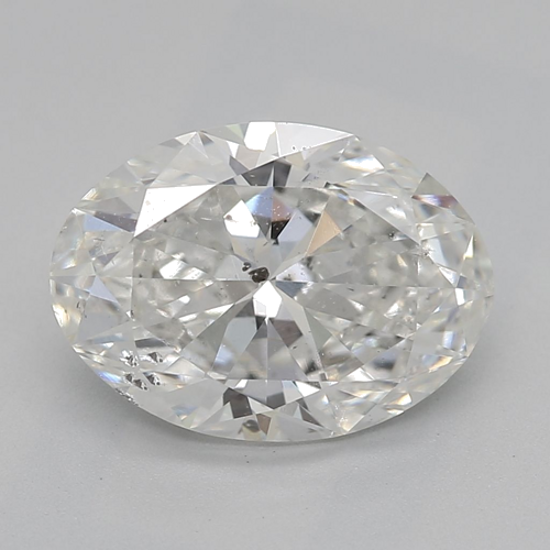 1.7 carat G-SI2 Natūralus Oval Deimantas (1)