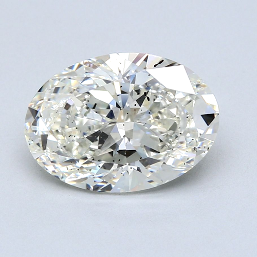 3.21 carat J-SI2 Natūralus Oval Deimantas (1)
