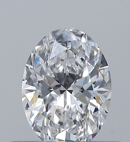 0.38 carat D-VVS1 Natūralus Oval Deimantas (1)