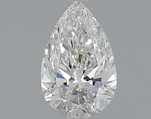 1.0 carat H-VS1 Natūralus Pear Deimantas (1)